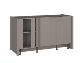 Барная стойка 155 Волна, Фьюжн (1550*600*870) Мокко, 27102