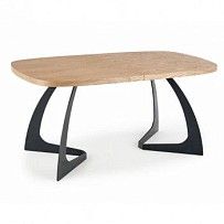 Стол обеденный Halmar VELDON раскладной (дуб натуральный/черный)