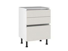 Стол с ящиками СЯ-60, Виста (600*523*870) Экокожа Белый, 26219