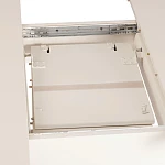 Стол DIAMANTE круглый, бук, мдф, шпон дуба, 100 х 100+30 х 75 см, Ivory white | изображение 11