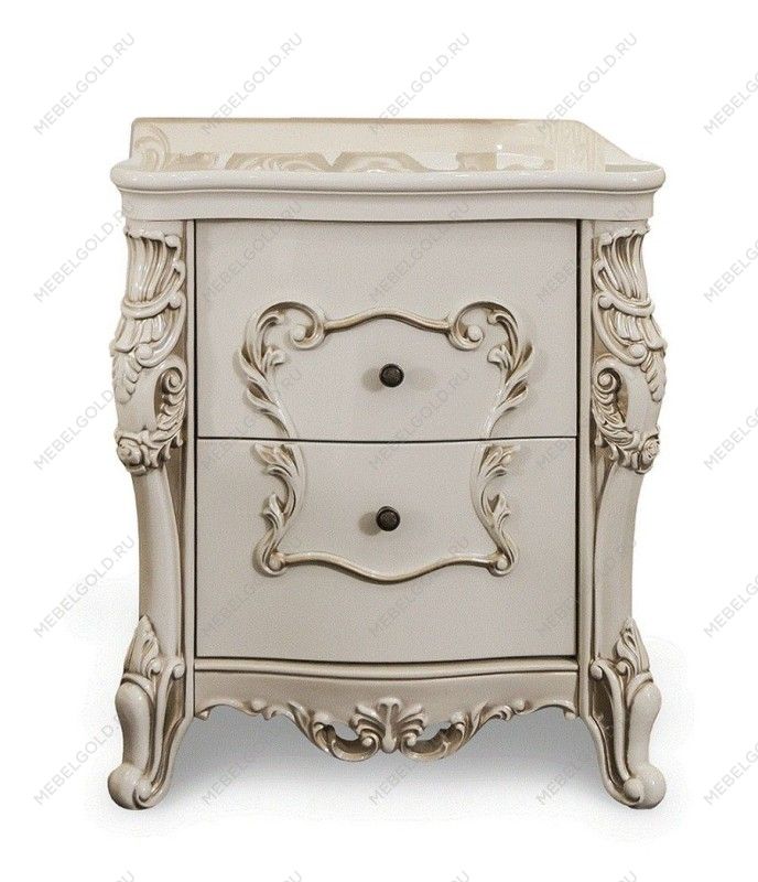 Прикроватная тумба Джоконда крем глянец | изображение 1
