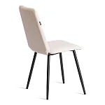 Стул обеденный Asti, TREND, велюр, молочный/черный, 4, 50х55х93 | изображение 2