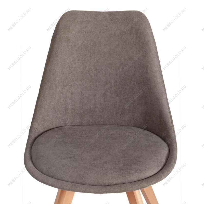 Стул TULIP SOFT (mod. 053V), дерево/пластик/ткань, 49,5 x 54,5 x 84 см, Серый (Grey) LY1701-26 | изображение 5