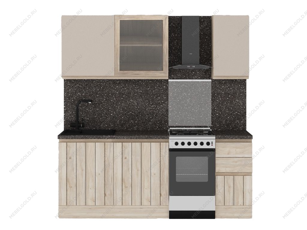 Кухня Оттава (возможный вариант комплектации 3)
