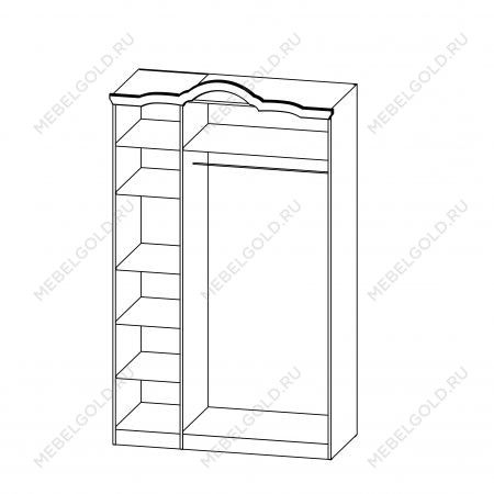 Шкаф для одежды Орхидея СП-002-13Д2 | изображение 1