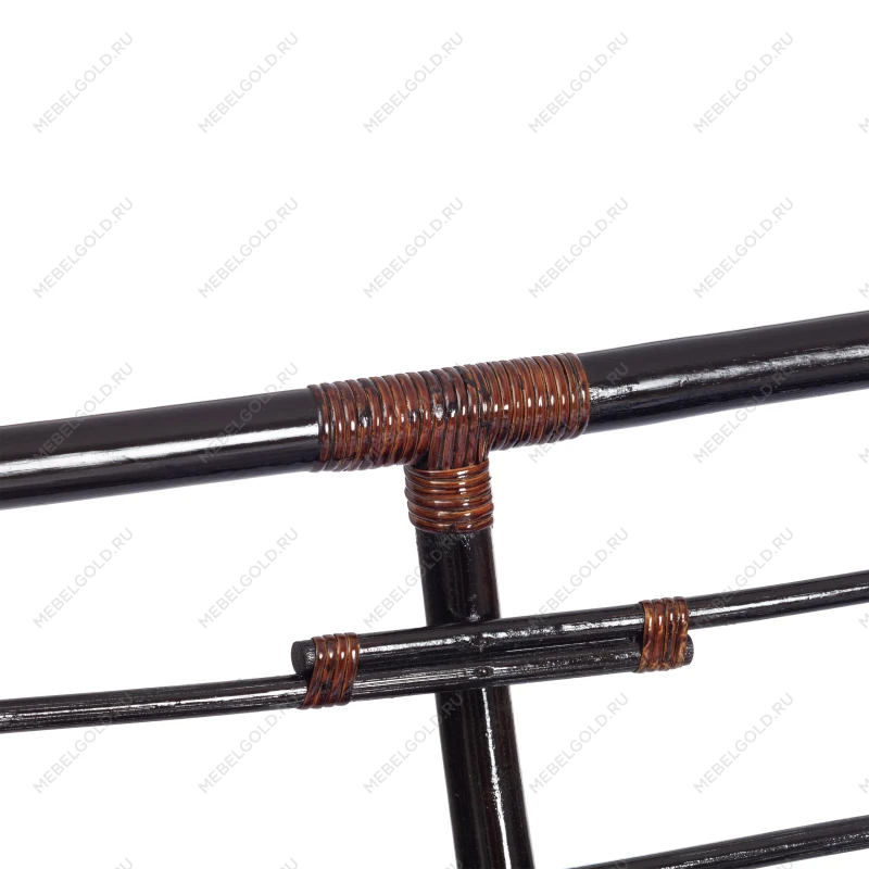 Диван MAMASAN/МАМАСАН 23/02 W/без подушки, 169х102х80 см, Antique brown (античный черно-коричневый) | изображение 5