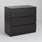 МАЛЬТА комод ИКЕА / IKEA 3 ящика 80х76 Дуб Венге | изображение 1