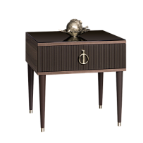 Тумба прикроватная Римини СОЛО (Орех империя/Серебро) РМТП-1(s)