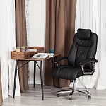 Кресло Trust (max), кож/зам, черный/черный стеганный/черный, 36-6/36-6/36-6/06 | изображение 16