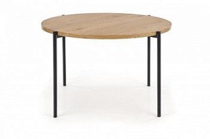 Стол обеденный Halmar MORGAN (дуб золотой, черный)