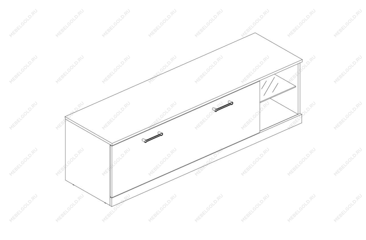 Тумба Джаггер RTV 1S2N | изображение 1