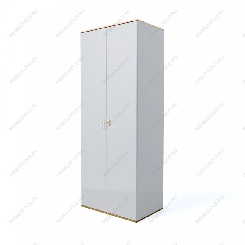 Шкаф 2-х дверный Римини (Белый/Золото) РМШ2/2