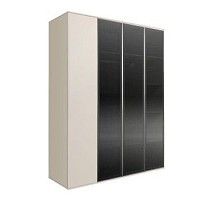 Шкаф 4-х дв. Bogemia Air (Слоновая кость/Серебро) БМШ2/4(3)