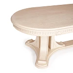 Стол VERSAL овальный, бук, мдф, 300 (350/400) х 110 х 78 см, бежевый патина | изображение 8