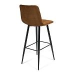 Стул барный CHILLY (mod.7095б) коричневый barkhat 11/черный | изображение 1