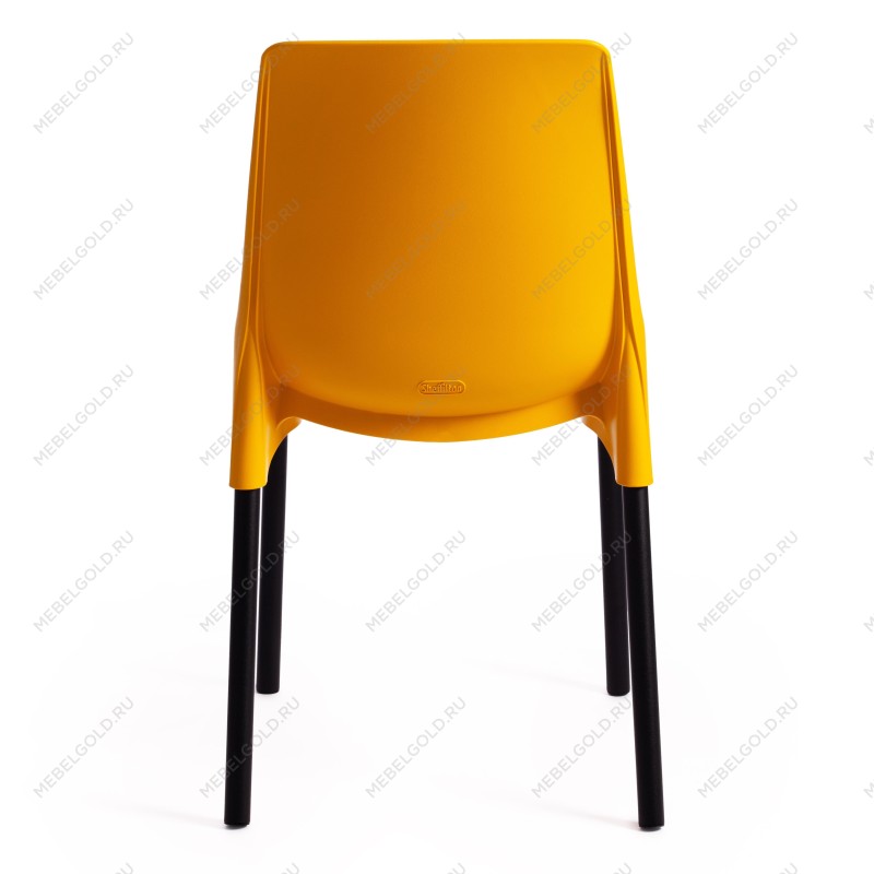 Стул GENIUS (mod 75) желтый/черные ножки | изображение 3
