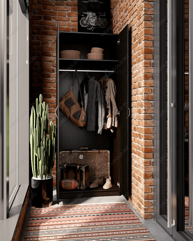 ПЕГАС Шкаф ИКЕА / IKEA 2 двери сборные Дуб Венге | изображение 4