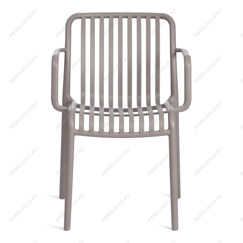 Кресло LANCASTER (mod. 38-1)/1 шт. в упаковке, пластик, 55.5 х 58 х 80 см, Grey (Cерый) 34630 | изображение 4