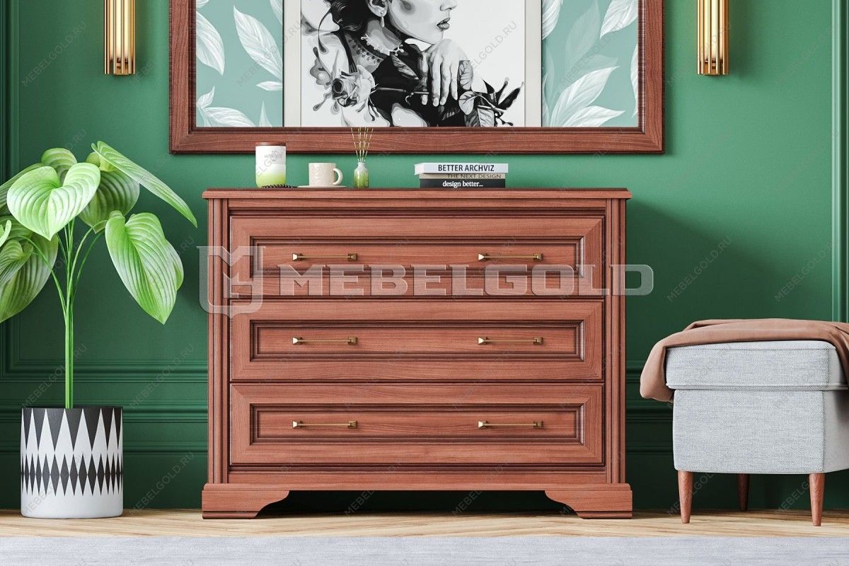 Комод Стилиус KOM3S (Орех донской) - Выставка Лобня | изображение 1