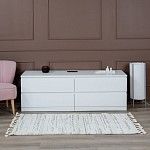 Варма Прайм 4Д комод 160x55x48, белый | изображение 3