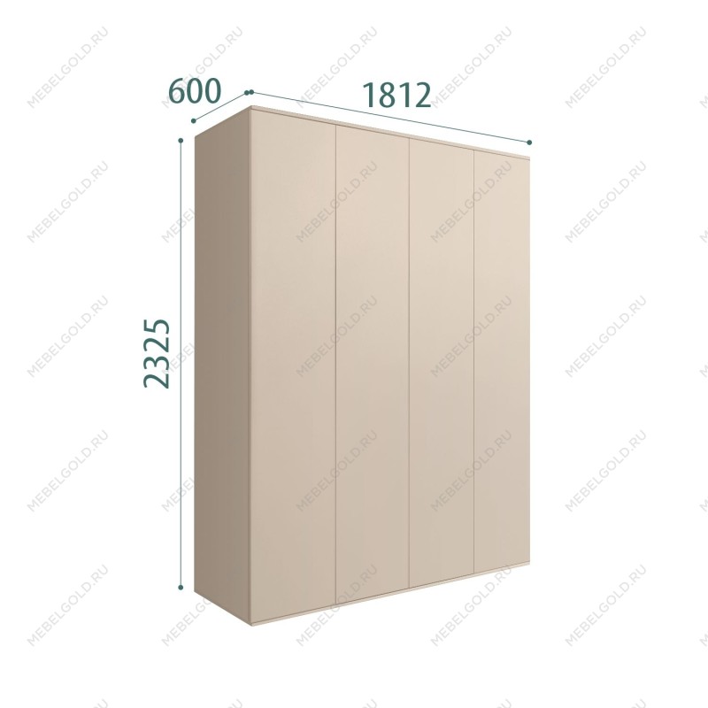 Шкаф 4-х дверный Bogemia Air (Ваниль) БМШ2/4(0)