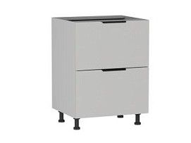 Стол с ящиками СЯ-2-60 , Ватель (600*523*820) Экокожа Белый, 23922