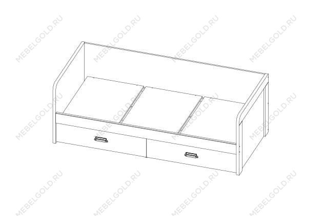 Кровать Дизель 90-2/D1 | изображение 1