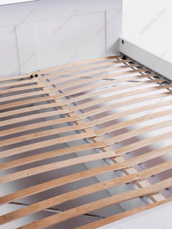 Кровать двуспальная Сириус, 160х200 см, белая | изображение 16