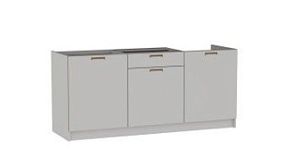 Стол С-180, Смарт (1800*566*820) Серый, 22603