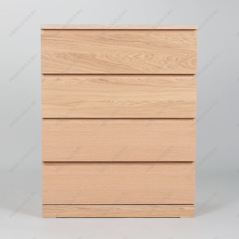 МАЛЬМ / VARMA Комод ИКЕА / IKEA 4, 80x100x40, шпон, беленый дуб | изображение 2