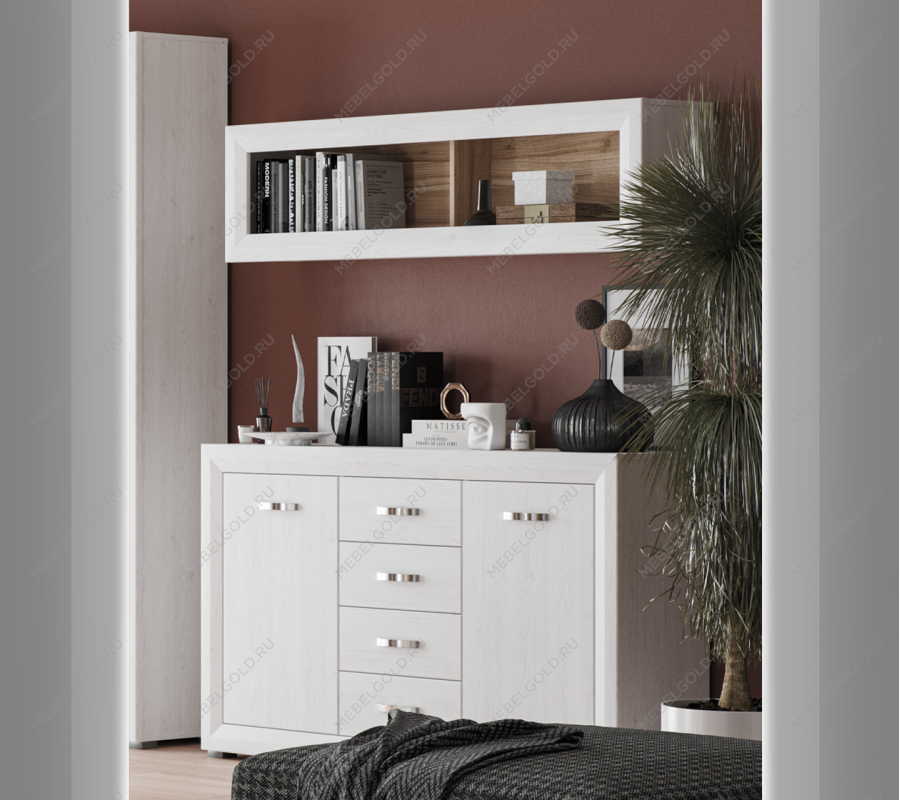 Шкаф навесной Мальта SFW/15 без стекла | изображение 1