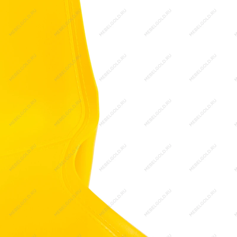 Стул GENIUS (mod 75), металл/пластик, 46x56x84cм, желтый/ножки хром | изображение 6