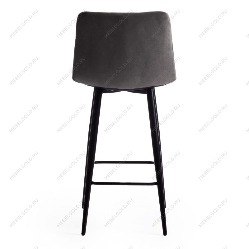 Стул полубарный CHILLY (mod. 7095пб) серый barkhat 26/черный | изображение 3