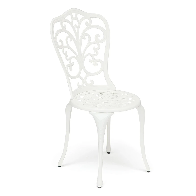 Комплект Secret De Maison Romance (стол +2 стула), алюминиевый сплав, D60/H67, 53х41х89см, butter white | изображение 1