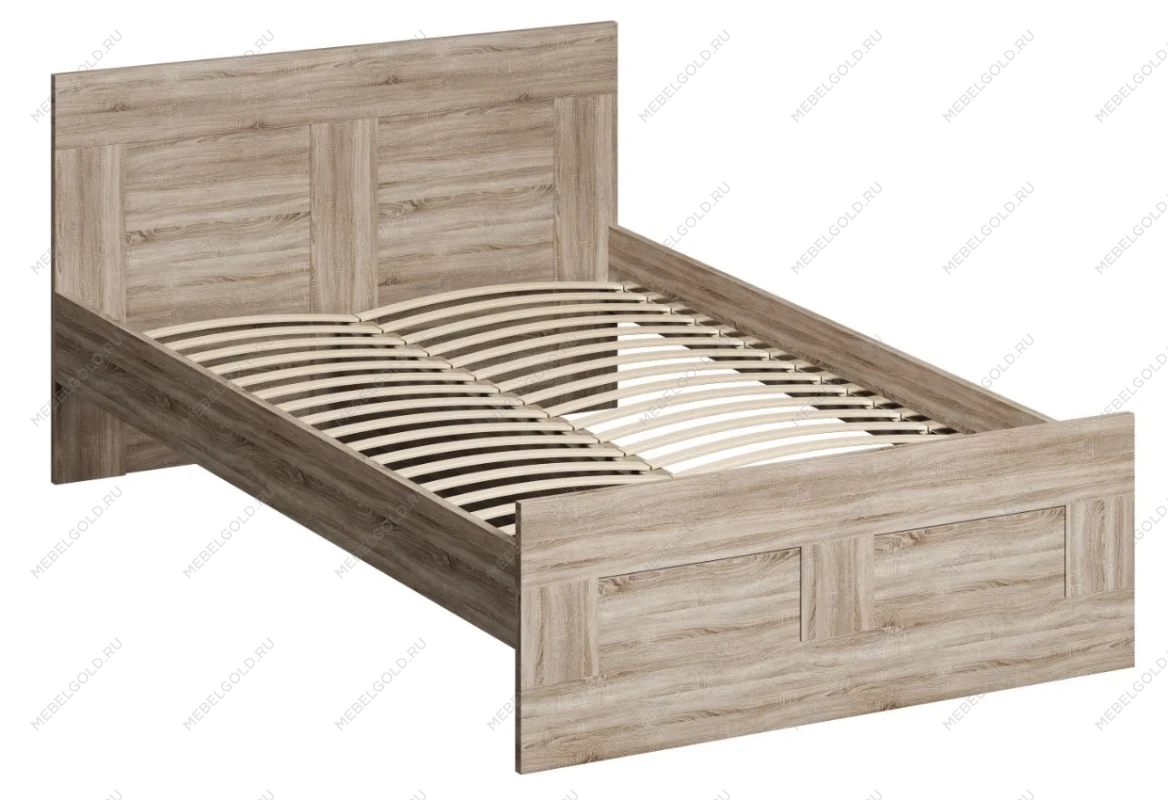 БРИМНЭС / СИРИУС кровать двойная ИКЕА / IKEA 120х200 сонома