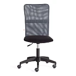 Кресло START, флок/ткань, черный/серый, 35/W-12 | изображение 4