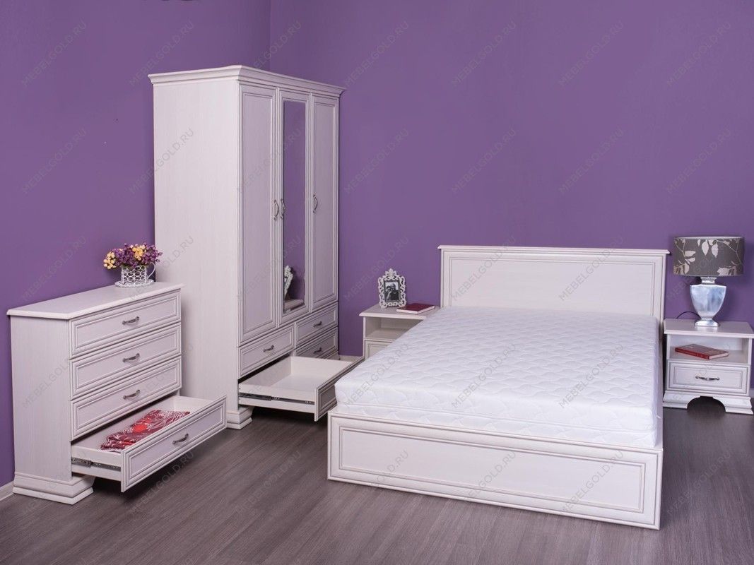 Тумба прикроватная Тиффани 1S вудлайн кремовый | изображение 5