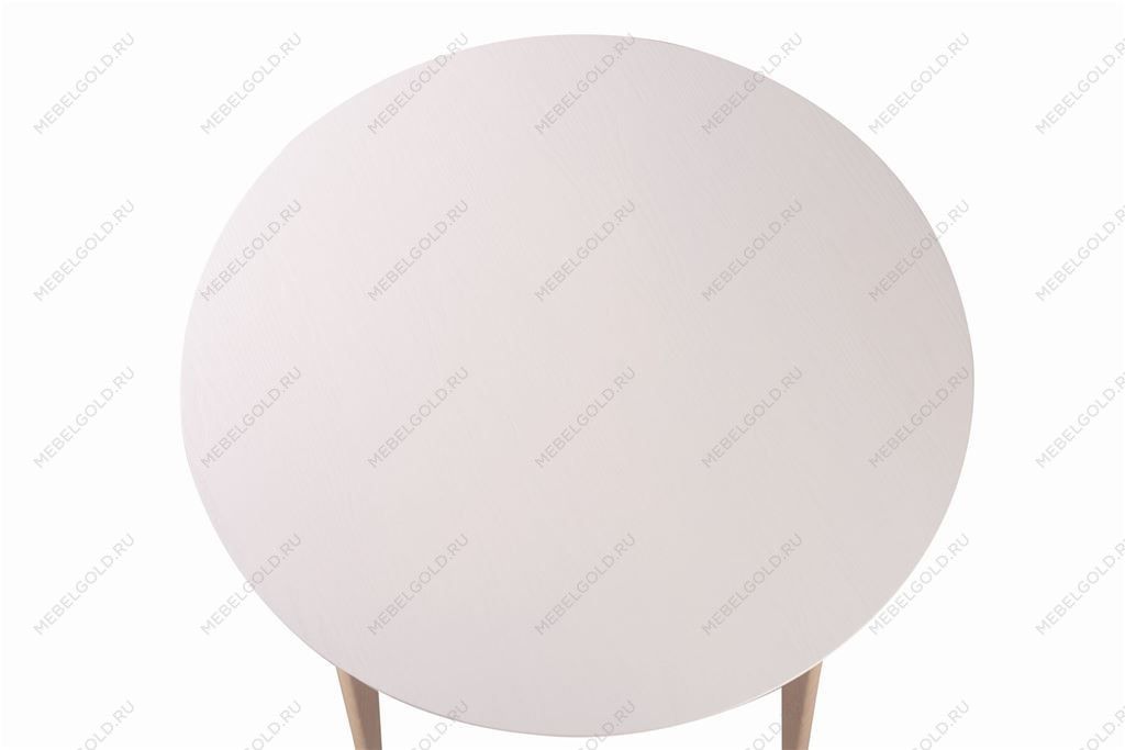 Стол Рэй-d900 (беленый дуб/белая эмаль) Круглый | изображение 3