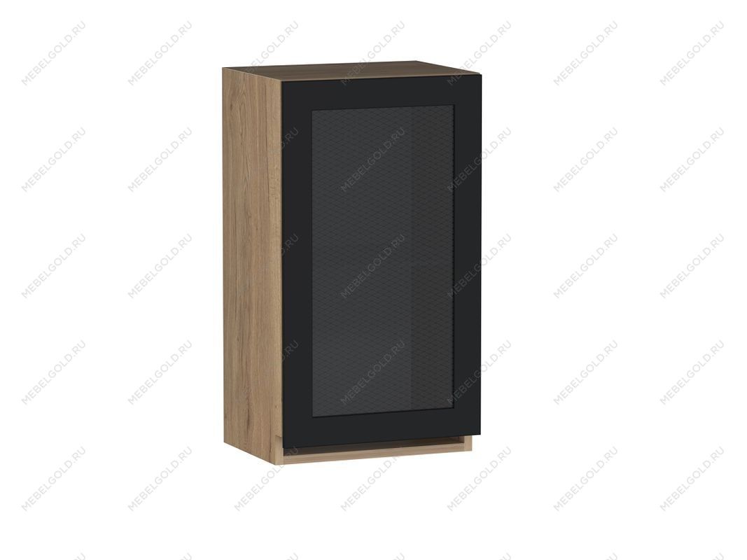 Шкаф со стеклом ШСТ-40, Сити (400*320*720) Дуб Галифакс натуральный, 20827