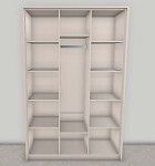 Шкаф Лара 3-дверный белый глянец | изображение 1