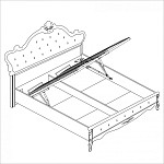 Спальня Мишель 4-ств белый матовый 1 | изображение 8