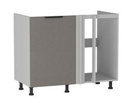 Стол под мойку угловой СМУ-110, Ватель (1000*554*820) Экокожа Мокко, 23714