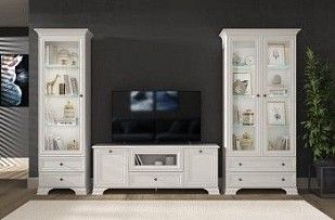 Гостиная Тиффани белый 2