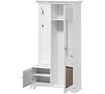 Шкаф с вешалкой Кентаки PPK/110P белый | изображение 1
