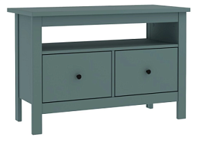 САГА тумба 2 ящика темно-бирюзовая