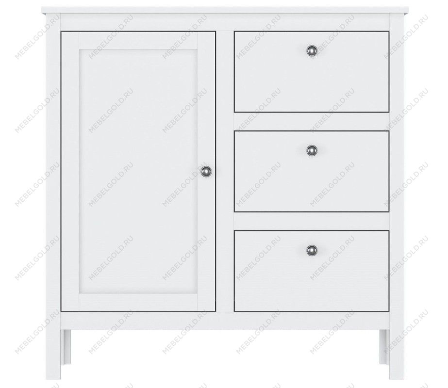 Тумба Ева (Хельга) KOM1D3S/95 белый