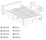 Кровать Halmar MODENA 160 (серый) | изображение 12