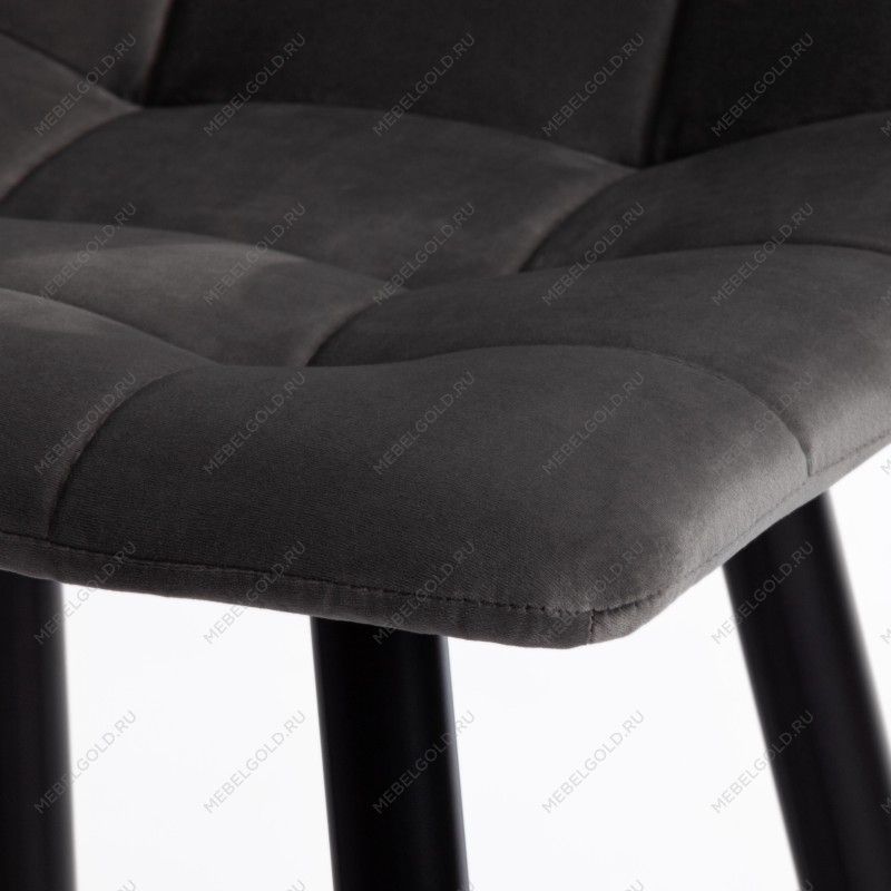 Стул полубарный CHILLY (mod. 7095пб) серый barkhat 26/черный | изображение 6