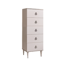 Комод узкий Римини (Слоновая кость/Серебро) РМКМ-2