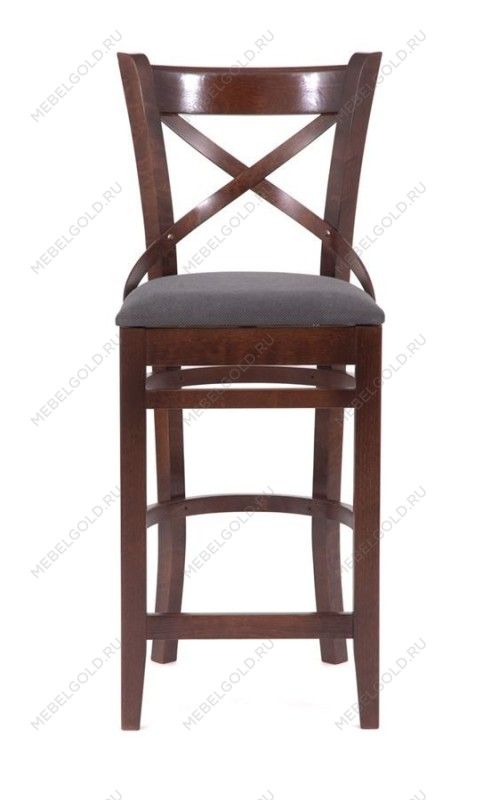 Стул барный Hugo (темный тон/темно-серый М07) | изображение 1
